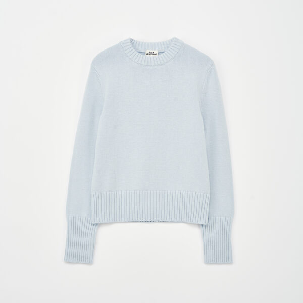 Sweater round neck light blue - JULIE JOSEPHINE