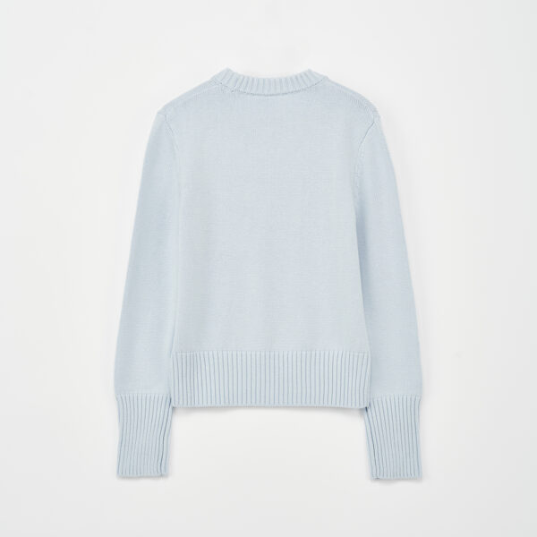 Sweater round neck light blue - JULIE JOSEPHINE - Image 2