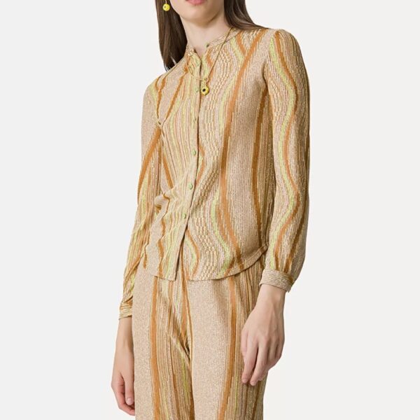 Shirt glitter azymetric jacquard daffodil - FORTE FORTE - Image 2