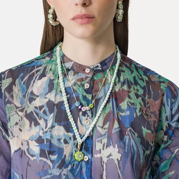 Shirt floral print sky dust - FORTE FORTE - Image 4