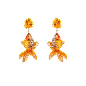 Celestial Goldfish Earrings - TROVELORE