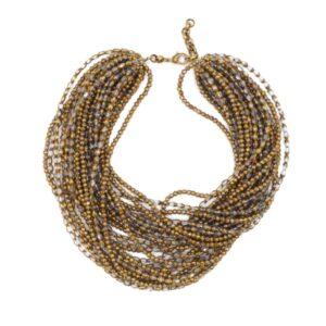 ERIN NECKLACE BROWN/GOLD - SITA NEVADO