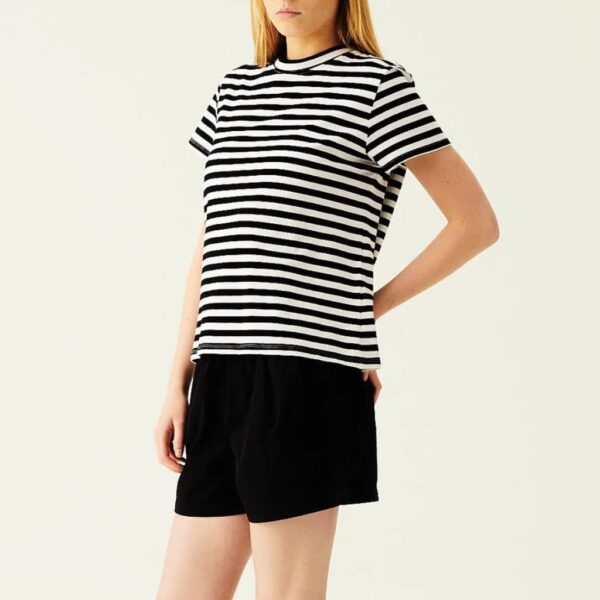 T-shirt TAIMA black stripe - RUE DE TOKYO - Image 4