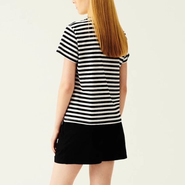 T-shirt TAIMA black stripe - RUE DE TOKYO - Image 5