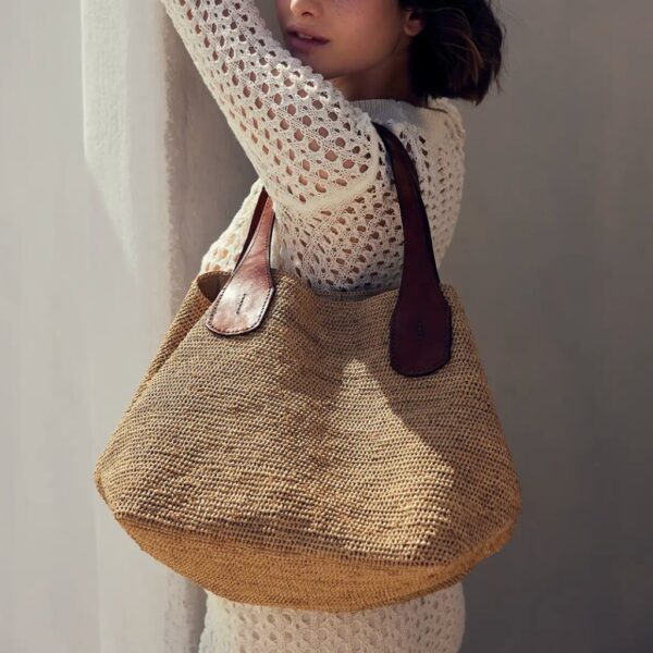Raffia bag TOKYO natural - IBELIV - Image 3