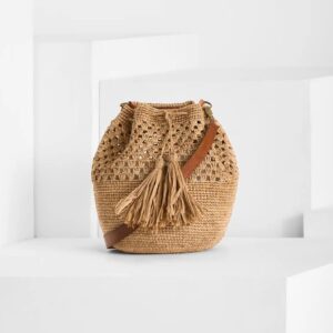 Raffia bag HAINGO natural - IBELIV