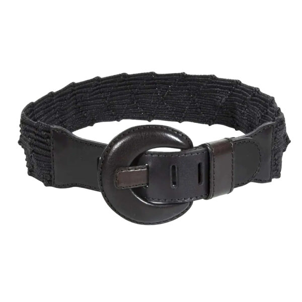 Belt NAXOS wide black - GAVAZZENI - Image 2