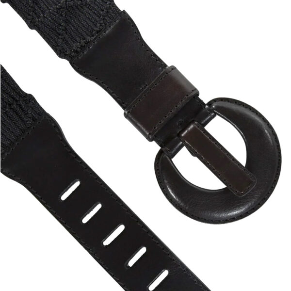 Belt NAXOS wide black - GAVAZZENI - Image 3