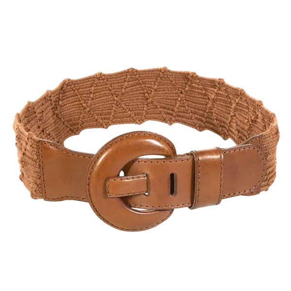 Belt NAXOS wide brown - GAVAZZENI - Image 2