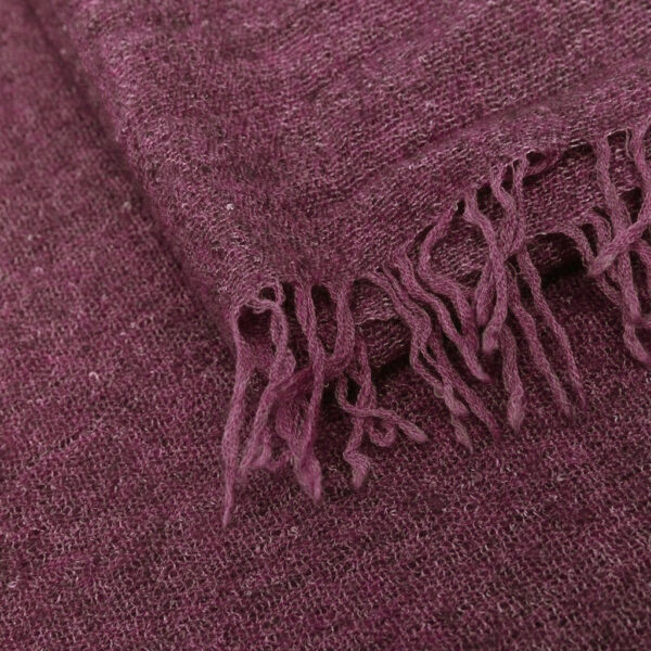 Chiara burgundy cashmere silk shawl - FALIERO SARTI