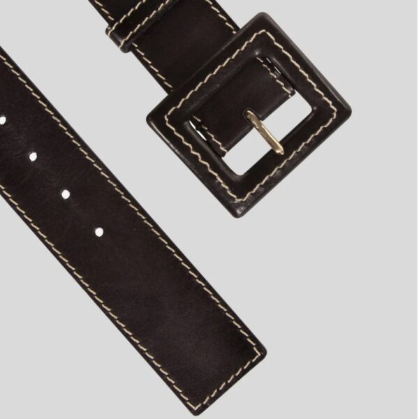 Belt GRANADA wide black - GAVAZZENI - Image 2