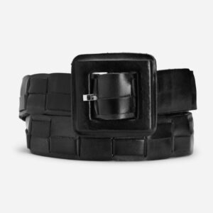 Belt EDIMBURGO medium black - GAVAZZENI
