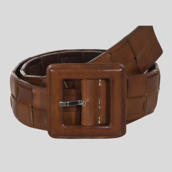 Belt DAFNE wide brown - GAVAZZENI