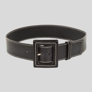 Belt GRANADA wide black - GAVAZZENI