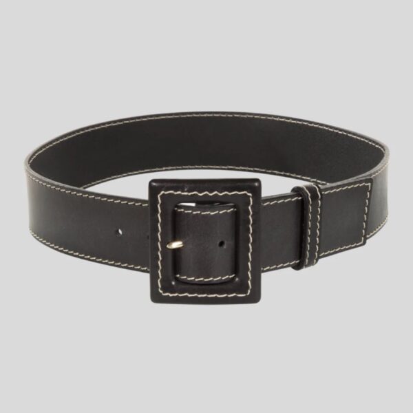 Belt GRANADA wide black - GAVAZZENI