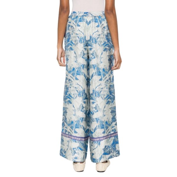 Trousers CIALDA blue floral print - PIERRE-LOUIS MASCIA - Image 3