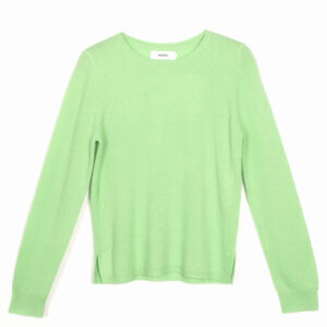 BECKA cashmere sweater acid green - NOTSHY