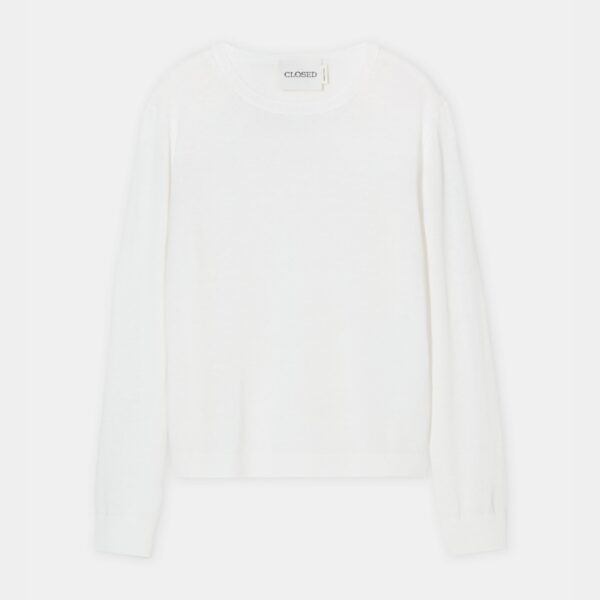 Fine knit sweater off white - CLOSED