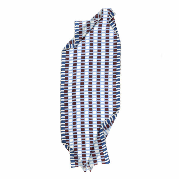 Shawl linen/cotton blue - EPICE