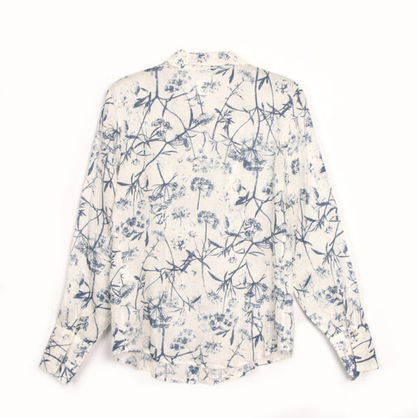 Shirt linen blue print - 120% LINO - Image 2