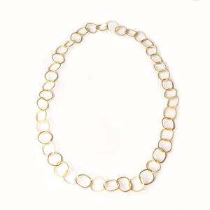 Necklace gold long big chain - ROSANNA DE LA RIVA