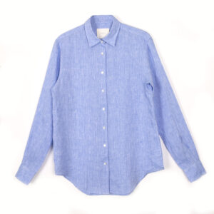 MARTA shirt linen light blue - XACUS