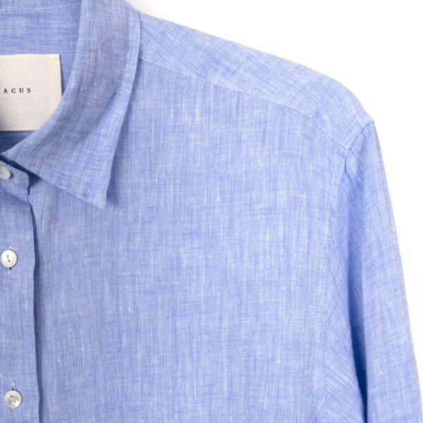 MARTA shirt linen light blue - XACUS - Image 3