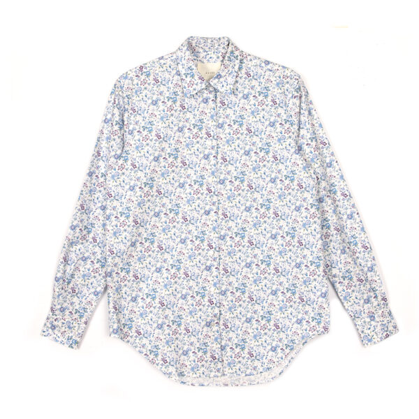 MARTA shirt Liberty fabric light blue - XACUS