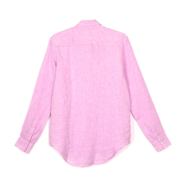 MARTA shirt linen pink - XACUS - Image 3