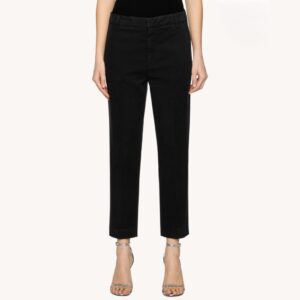 Chinos Nima zip black - DONDUP