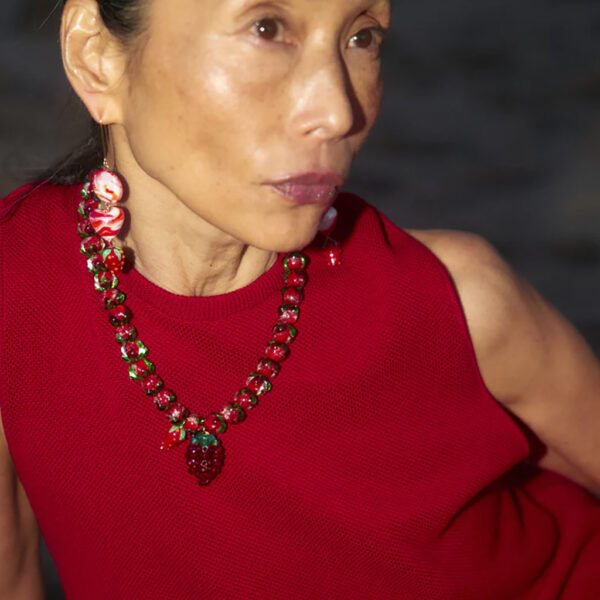 KOYO EARRINGS RED - SITA NEVADO - Image 3
