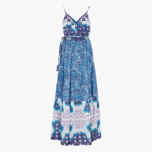 Mia Printed Maxi Dress Multi - RAFFYA - Image 4