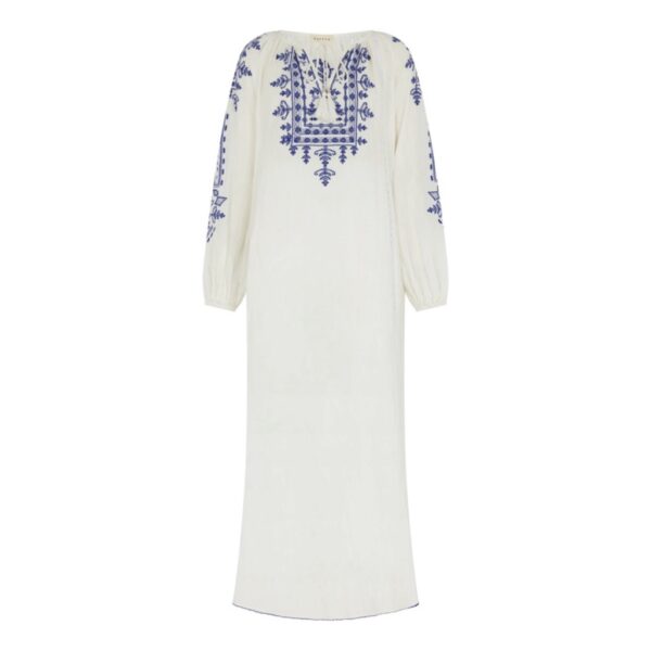 Aurelia Dress White - RAFFYA - Image 8