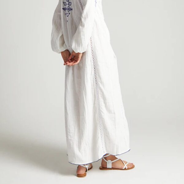 Aurelia Dress White - RAFFYA - Image 3