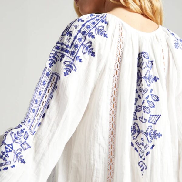 Aurelia Dress White - RAFFYA - Image 5