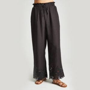 Laya Trousers Black - RAFFYA
