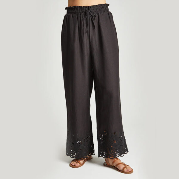 Laya Trousers Black - RAFFYA