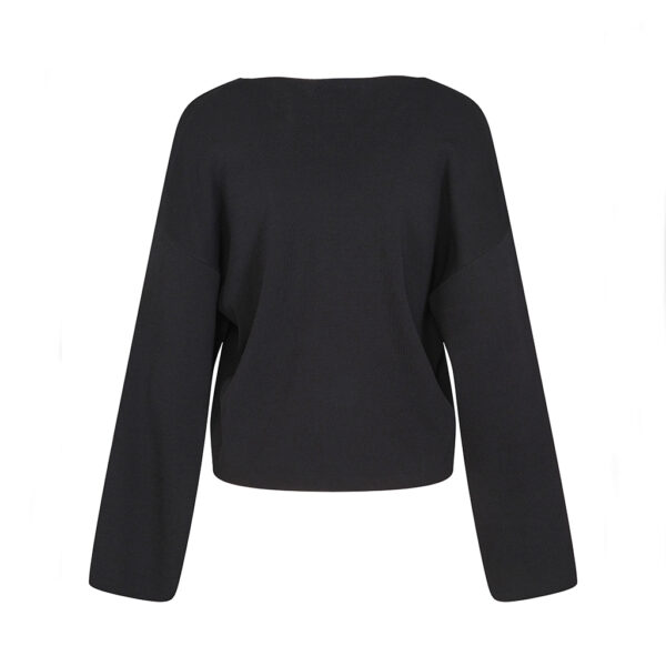 West Knitted Sweater Black - ONE AND OTHER - Image 3
