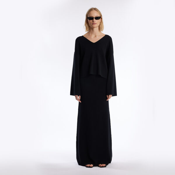 West Knitted Sweater Black - ONE AND OTHER - Image 4