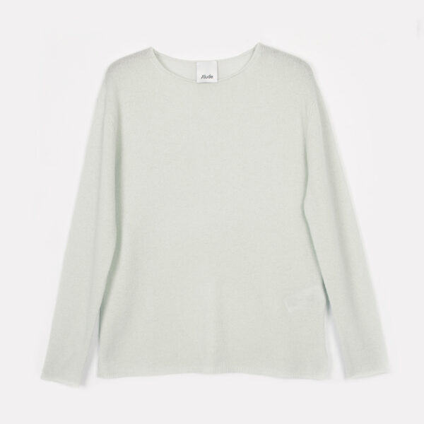 Cashmere sweater aqua - ALLUDE