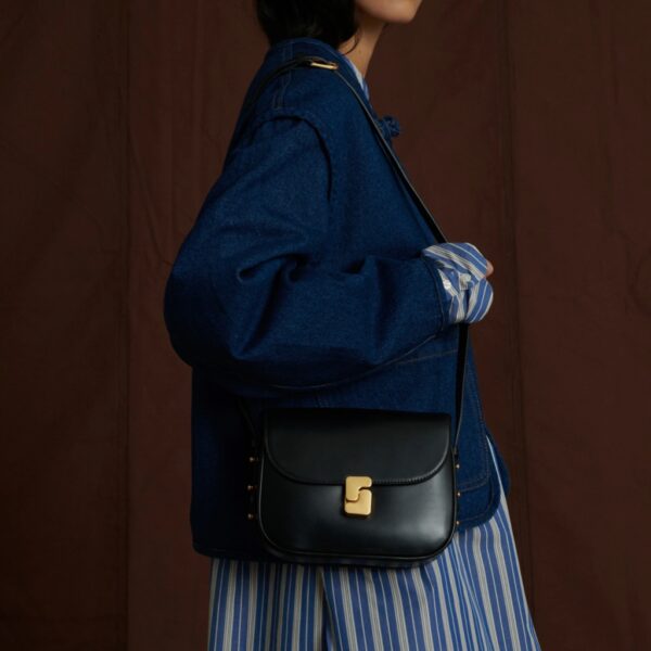 Bellissima Mini Bag Leather Black - SOEUR - Image 5