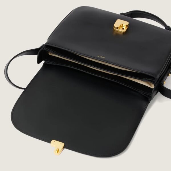 Bellissima Maxi Bag Leather Black - SOEUR - Image 3