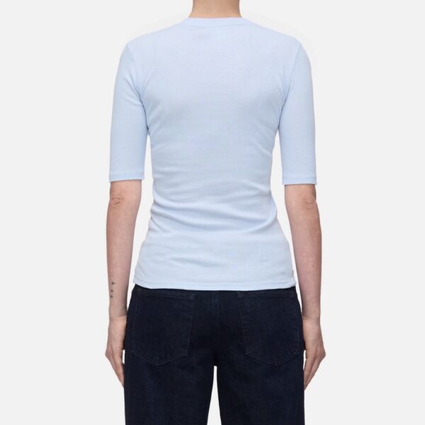Crewneck Sh Sl Blue Top - CLOSED - Image 4