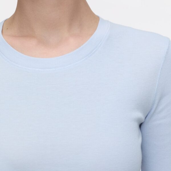 Crewneck Sh Sl Blue Top - CLOSED - Image 5
