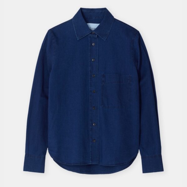 Straight Fitted Blouse Denim - CLOSED