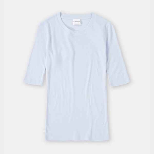 Crewneck Sh Sl Blue Top - CLOSED