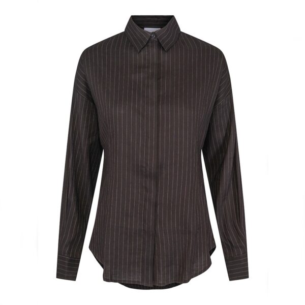 Pino Shirt Striped Black - ONE AND OTHER