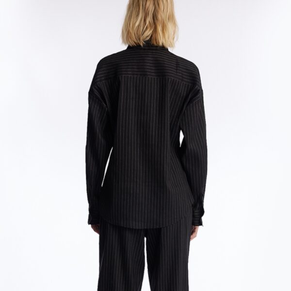 Pino Shirt Striped Black - ONE AND OTHER - Image 4