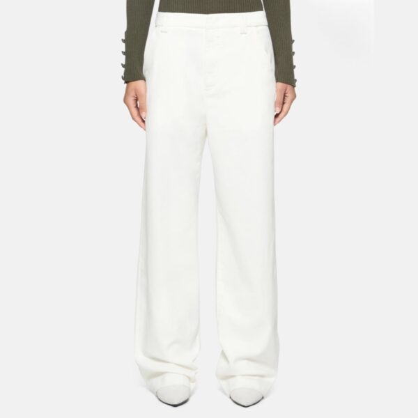 Reina Pants Straight Cream - DONDUP - Image 2