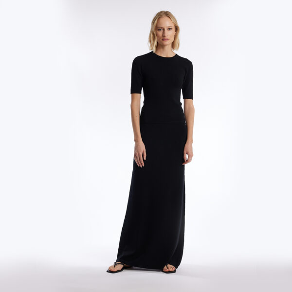 West Knitted Skirt Black - ONE AND OTHER - Image 3